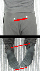 PSISと脚の長さ（典型的足首に問題無し）３１歳男性（色の違いは光の加減で同一人物の写真）.jpg